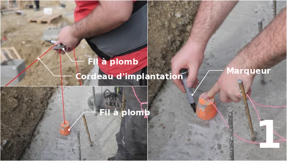 L’implantation et le traçage