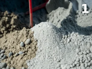 Préparez l’aire de gâchage pour le béton