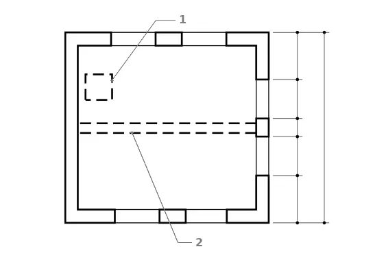 Trait interrompu fort