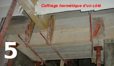 Le coffrage du linteau