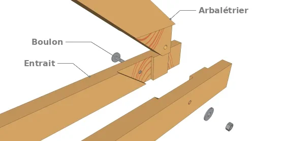 Moisements d’un arbalétrier 