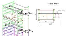 Support de coffrage carton intérieur 