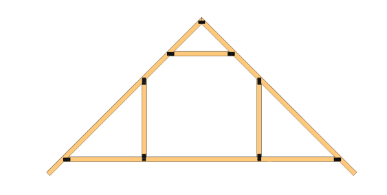 Les fermettes avec un plancher formé par l’entrait inférieur porteur